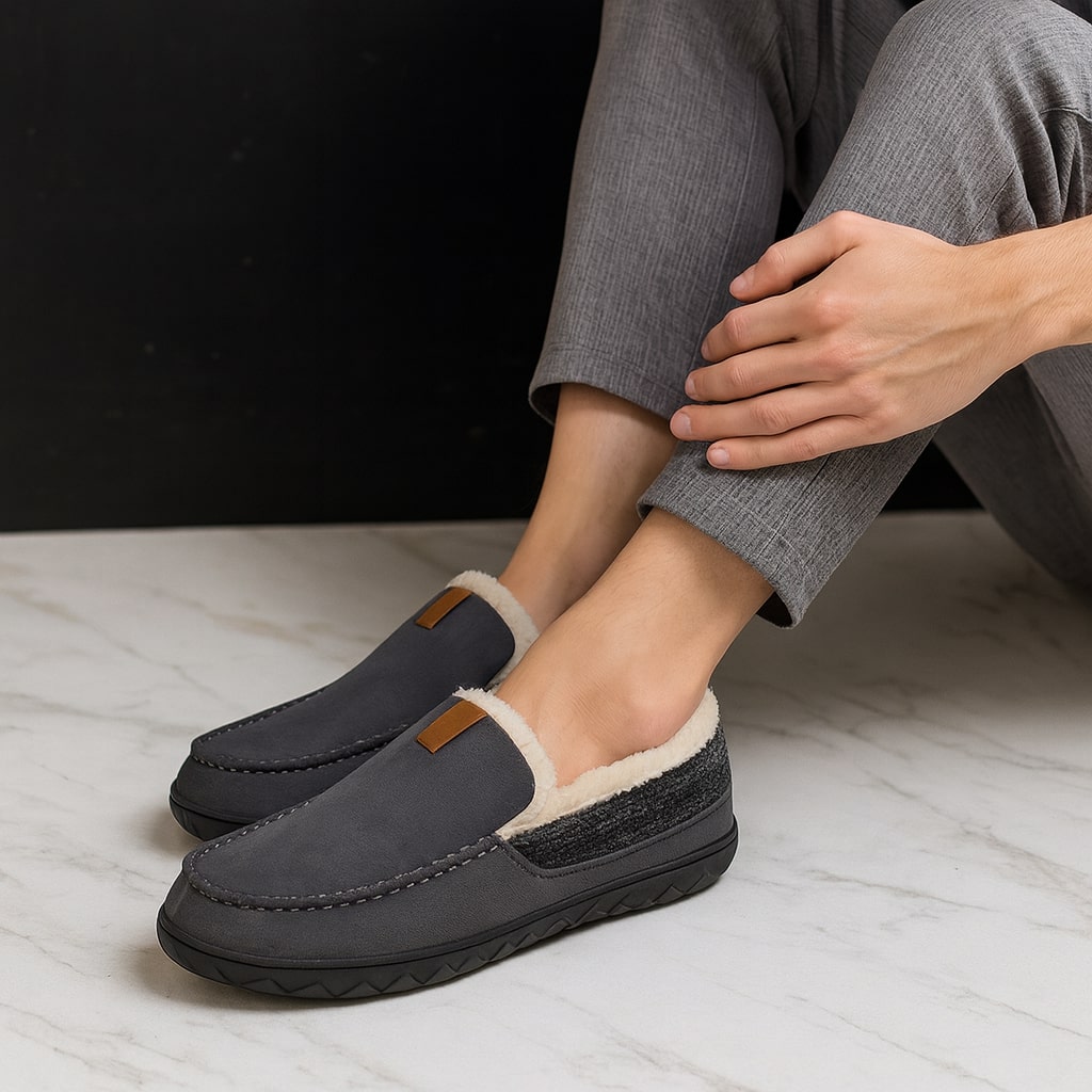 Bruno Lined Slip-On Slipper