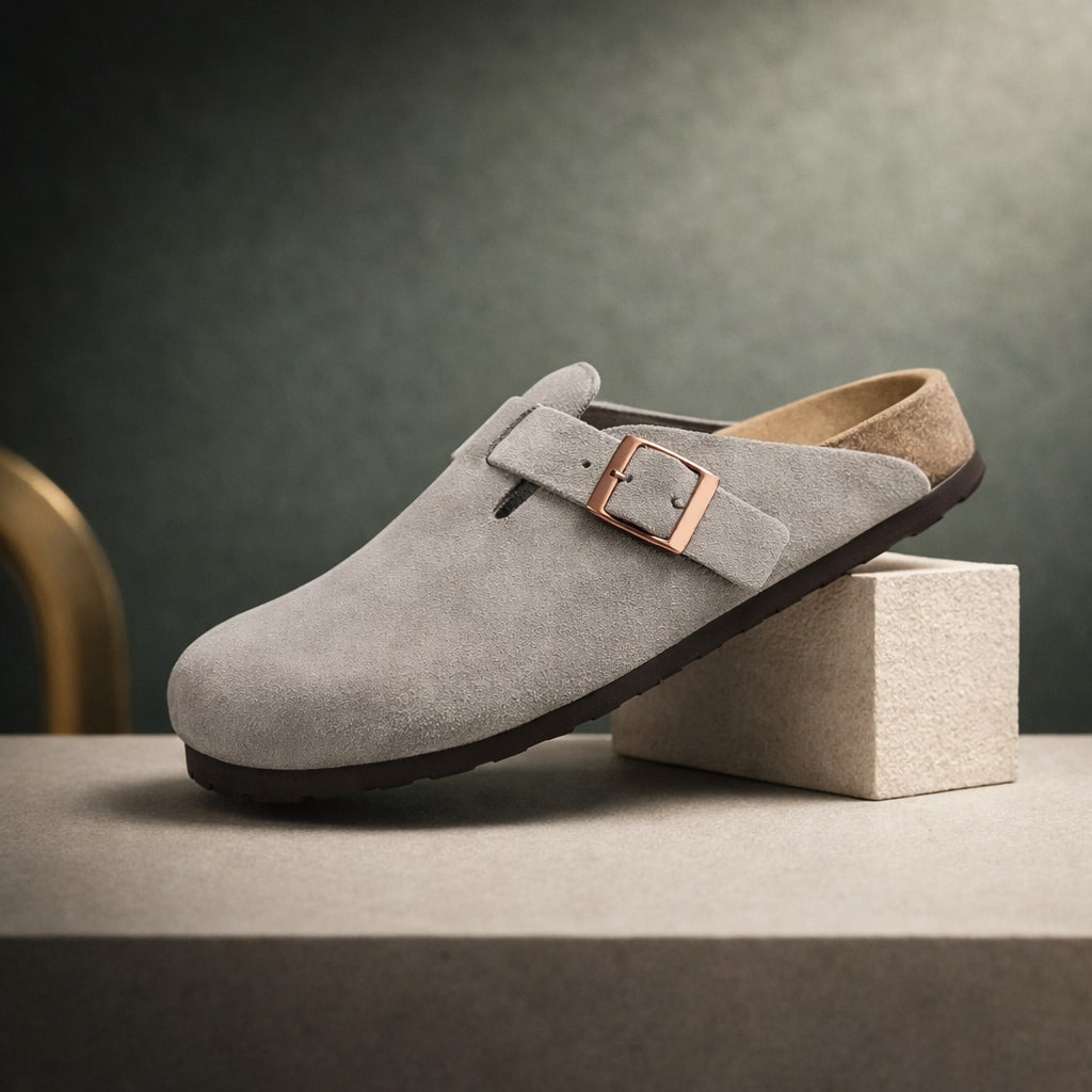 Bruno Cushioned Buckle Clog